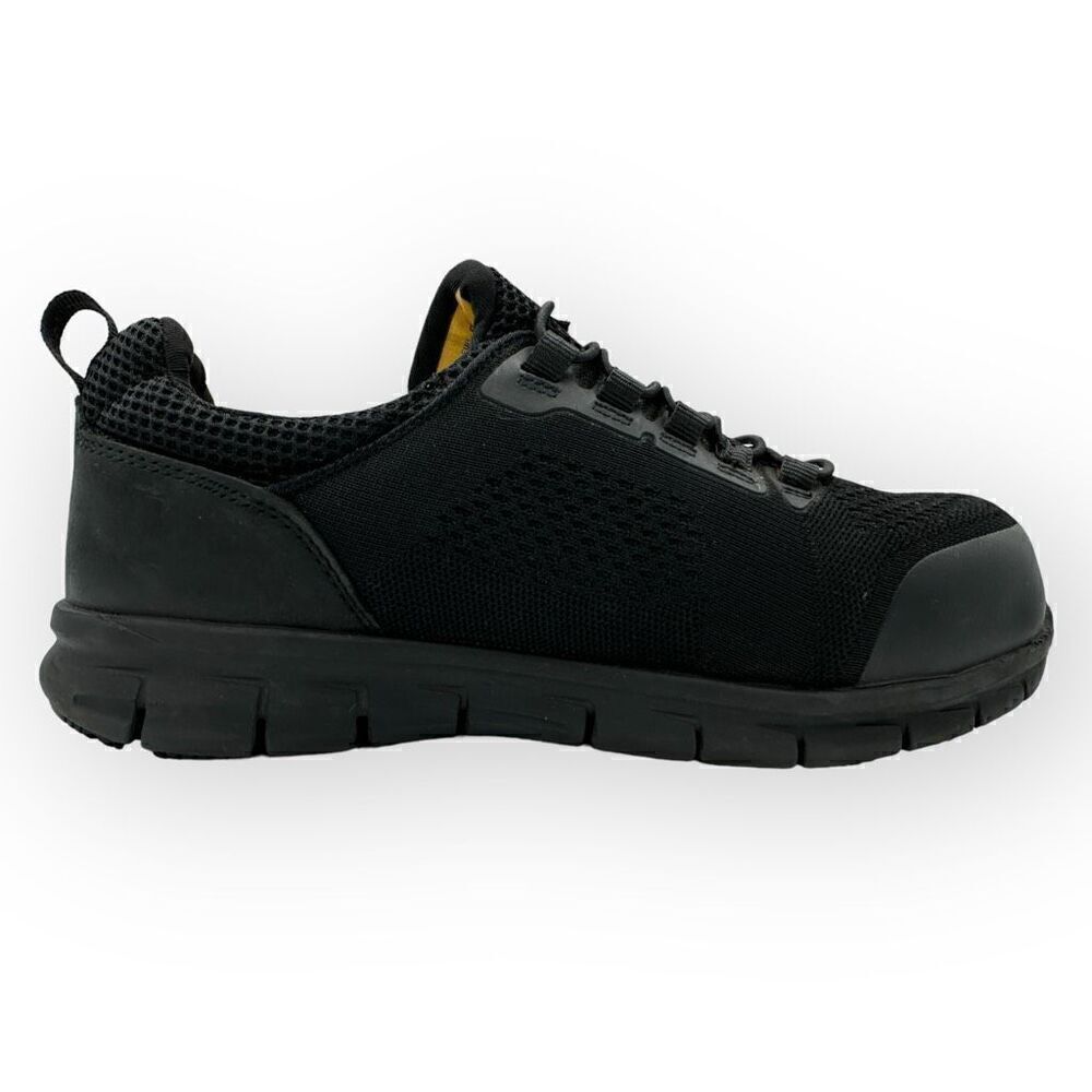 Skechers 200013 Work Alloy Toe Slip Resistant Sneakers Shoes Black Mens 7.5